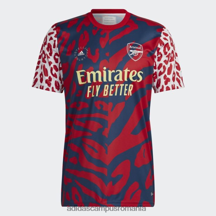 adidas campus romania tricou de pre-meci scarlet hot arsenal fc x by stella mccartney unisex stacojiu J266N21418