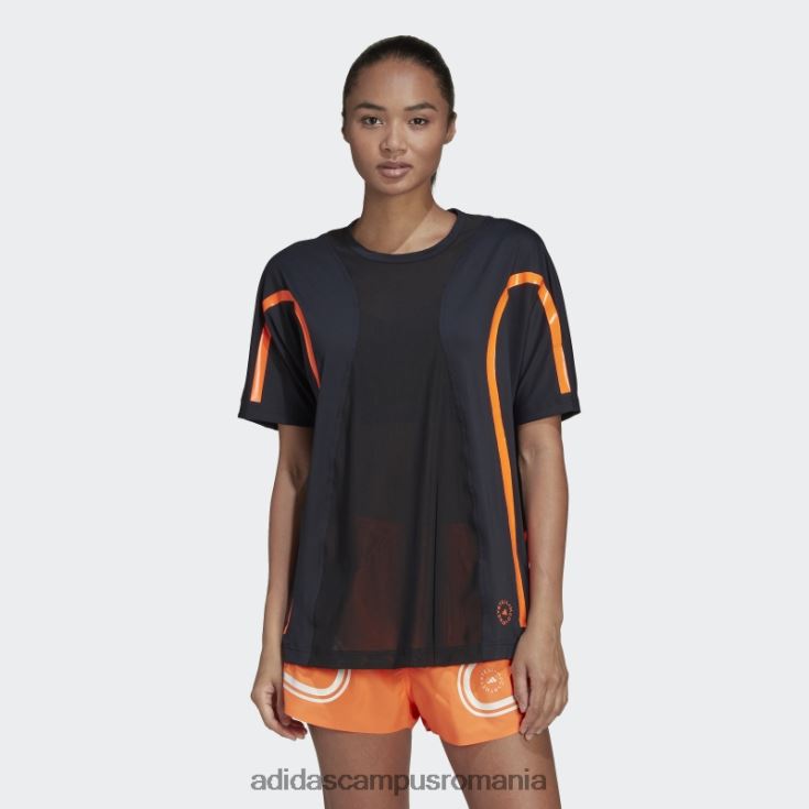 adidas campus romania tricou negru de stella mccartney truepace running loose unisex negru J266N22354