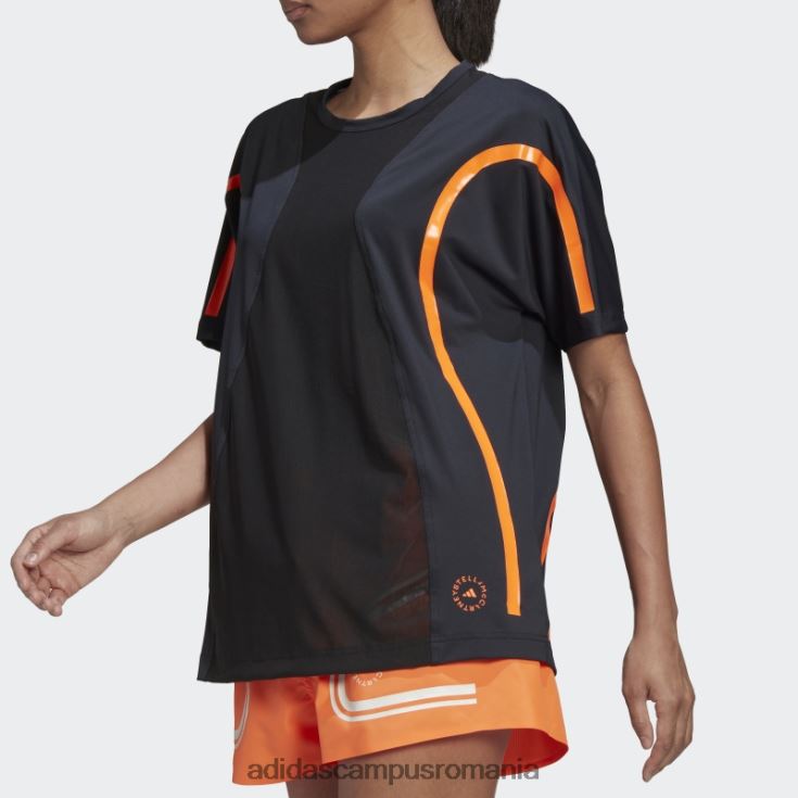adidas campus romania tricou negru de stella mccartney truepace running loose unisex negru J266N22354