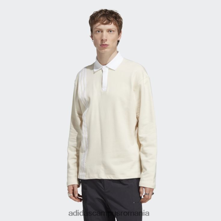 adidas campus romania tricou rugby cu mânecă lungă rifta metro alb unisex alb J266N214550