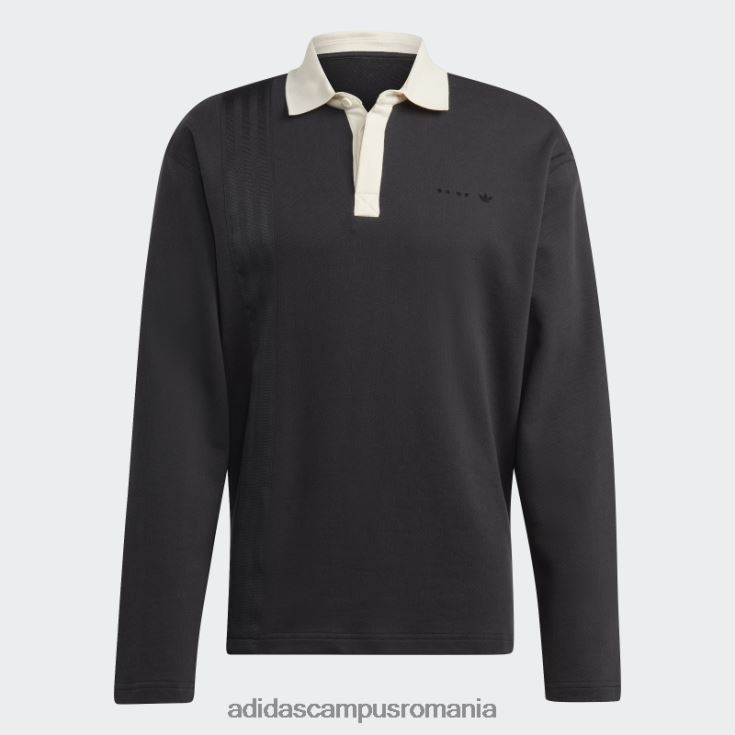 adidas campus romania tricou rugby cu mânecă lungă rifta metro negru fierbinte unisex negru J266N214467