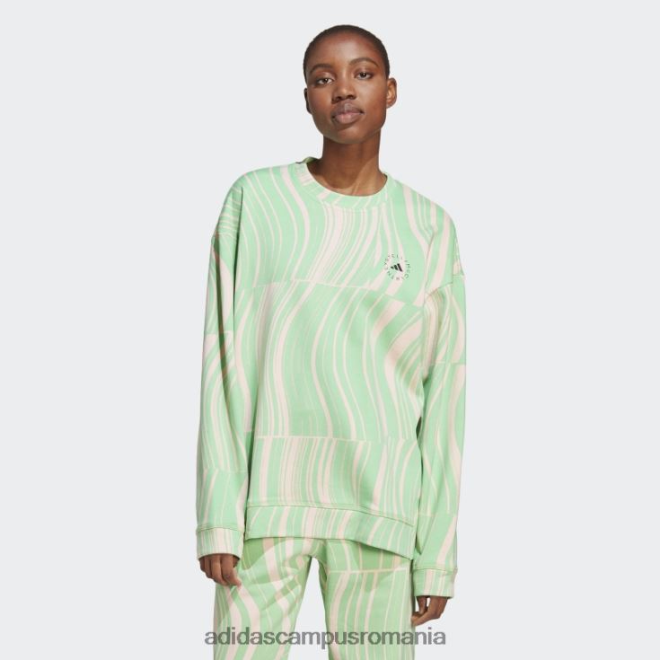 adidas campus romania verde de stella mccartney hanorac grafic truecasuals fierbinte unisex verde/roz fard de obraz J266N216681