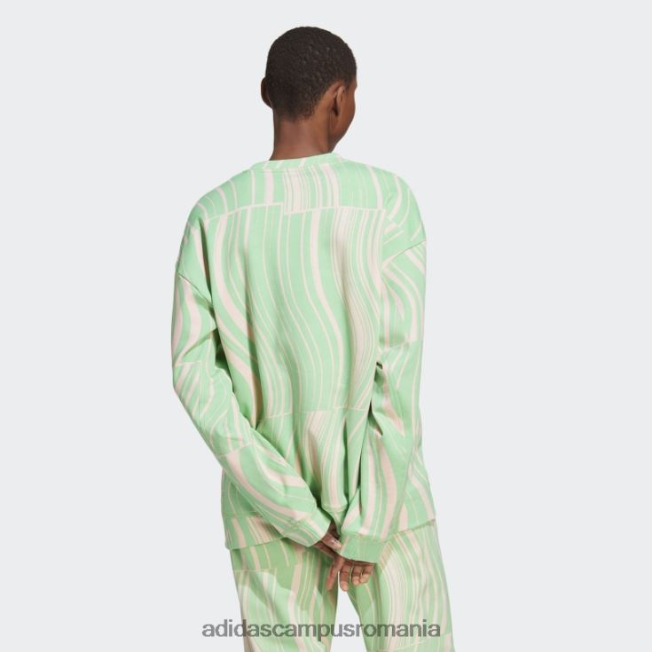 adidas campus romania verde de stella mccartney hanorac grafic truecasuals fierbinte unisex verde/roz fard de obraz J266N216681
