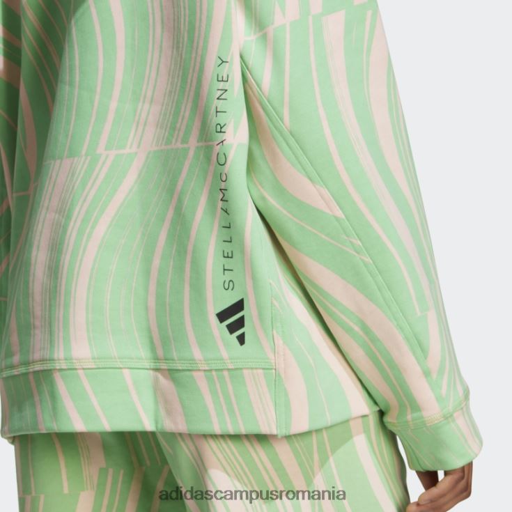 adidas campus romania verde de stella mccartney hanorac grafic truecasuals fierbinte unisex verde/roz fard de obraz J266N216681