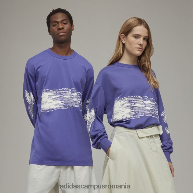 adidas campus romania y-3 tricou cu mânecă lungă cu logo grafic elegant unisexJ266N26899