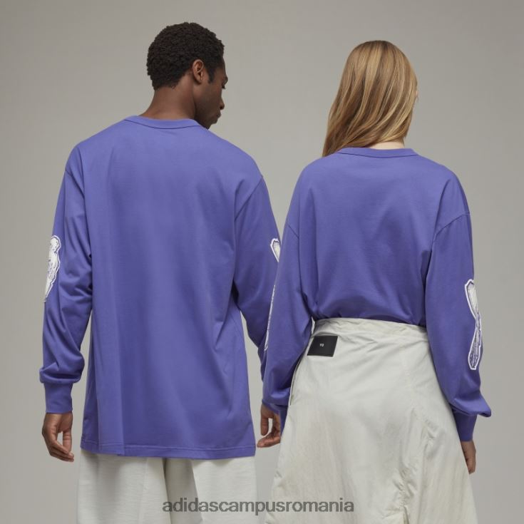 adidas campus romania y-3 tricou cu mânecă lungă cu logo grafic elegant unisexJ266N26899