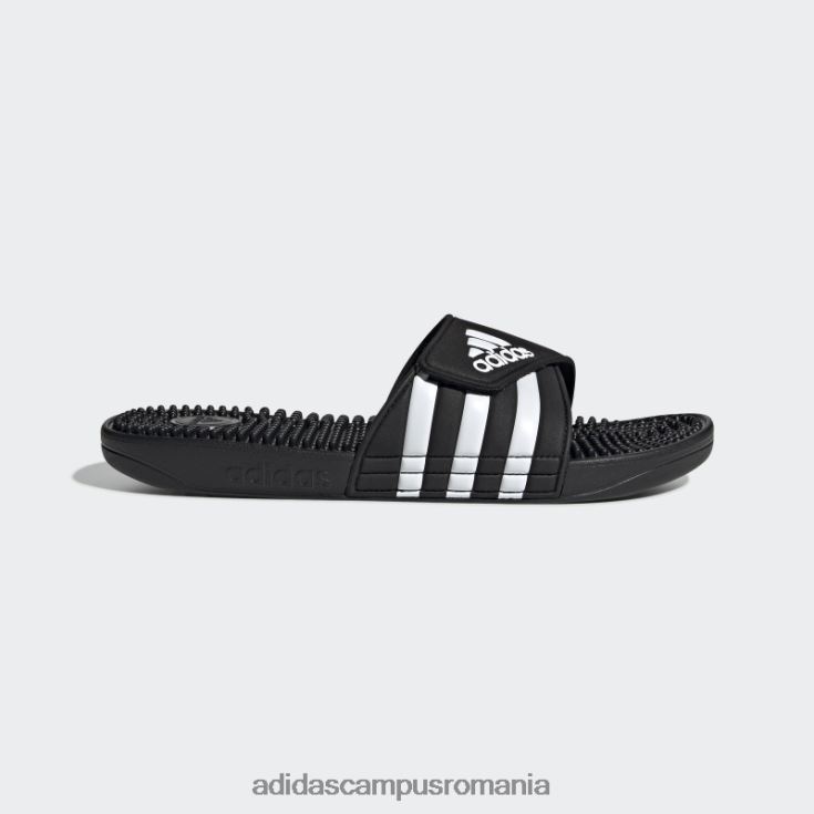 adidas campus romania adissage alunecă alb unisex alb negru J266N23850