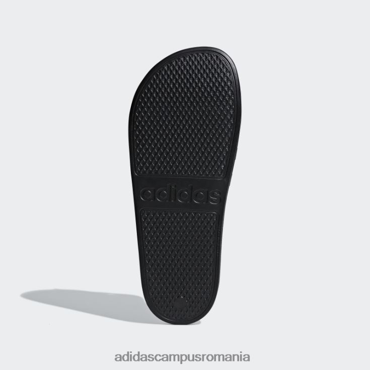 adidas campus romania diapozitive adilette aqua albe unisex alb negru J266N24417