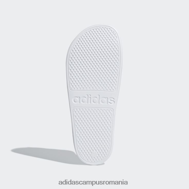 adidas campus romania diapozitive adilette aqua albe unisex alb negru J266N24418
