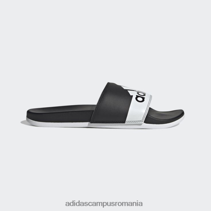adidas campus romania diapozitive adilette comfort alb/negru unisex alb negru J266N24115