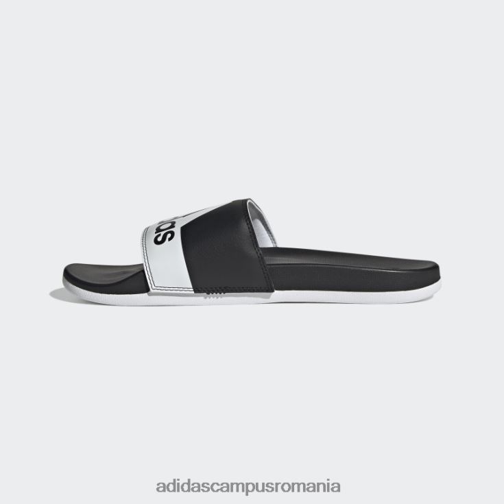 adidas campus romania diapozitive adilette comfort alb/negru unisex alb negru J266N24115
