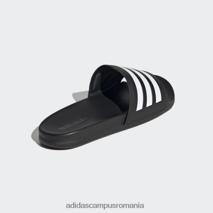 adidas campus romania diapozitive adilette comfort alb unisex alb negru J266N23929