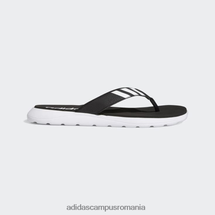 adidas campus romania flip-flops negri de confort adidas unisex alb negru J266N24347