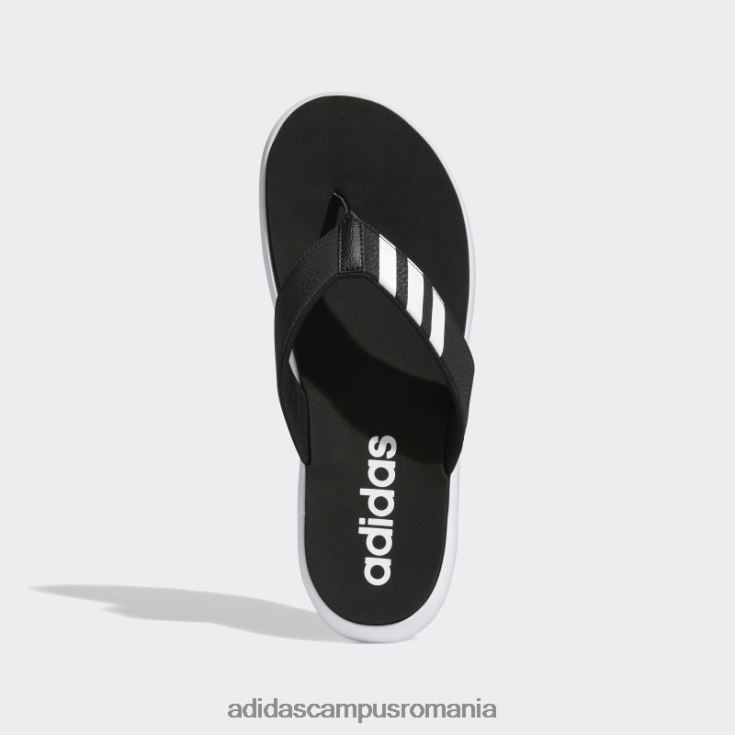adidas campus romania flip-flops negri de confort adidas unisex alb negru J266N24347