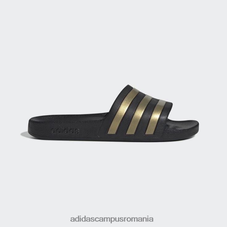 adidas campus romania papuci adilette aqua negru unisex negru/auriu metalic J266N24424