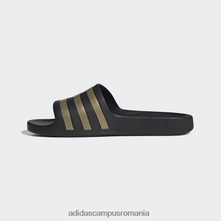 adidas campus romania papuci adilette aqua negru unisex negru/auriu metalic J266N24424