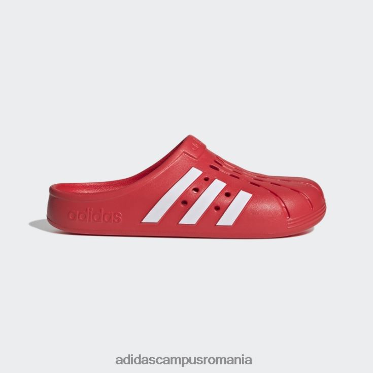 adidas campus romania sabotii adilette rosii unisex rosu alb J266N24631