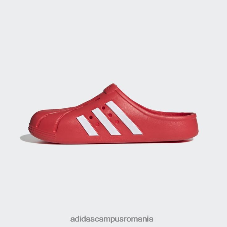 adidas campus romania sabotii adilette rosii unisex rosu alb J266N24631