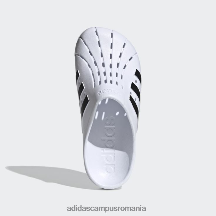 adidas campus romania sabotii albi adilette unisex alb negru J266N23838