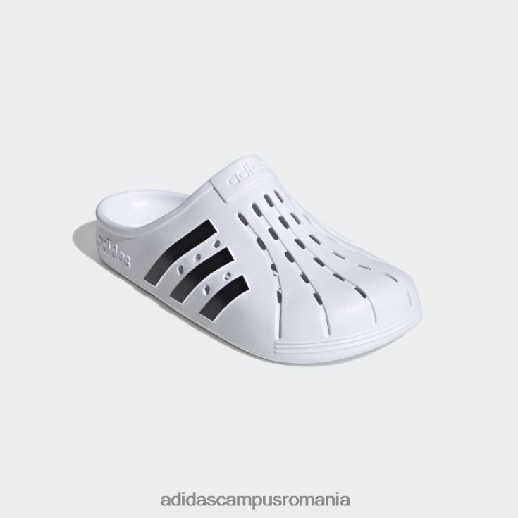 adidas campus romania sabotii albi adilette unisex alb negru J266N23838