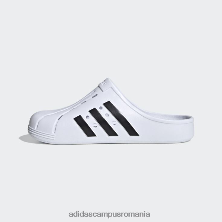 adidas campus romania sabotii albi adilette unisex alb negru J266N23838