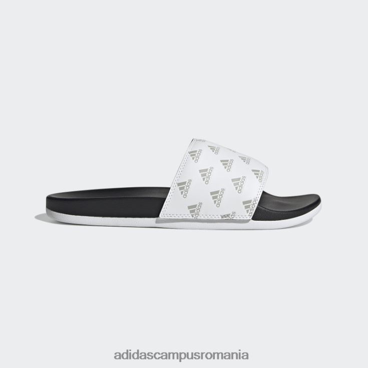 adidas campus romania sandale adilette comfort gri unisex alb/gri J266N24221