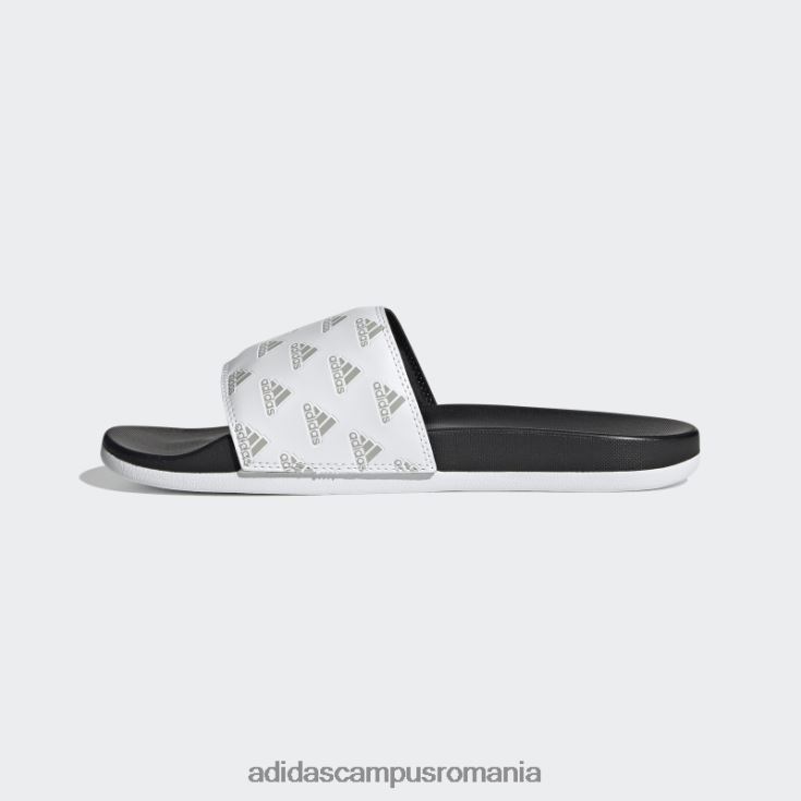 adidas campus romania sandale adilette comfort gri unisex alb/gri J266N24221