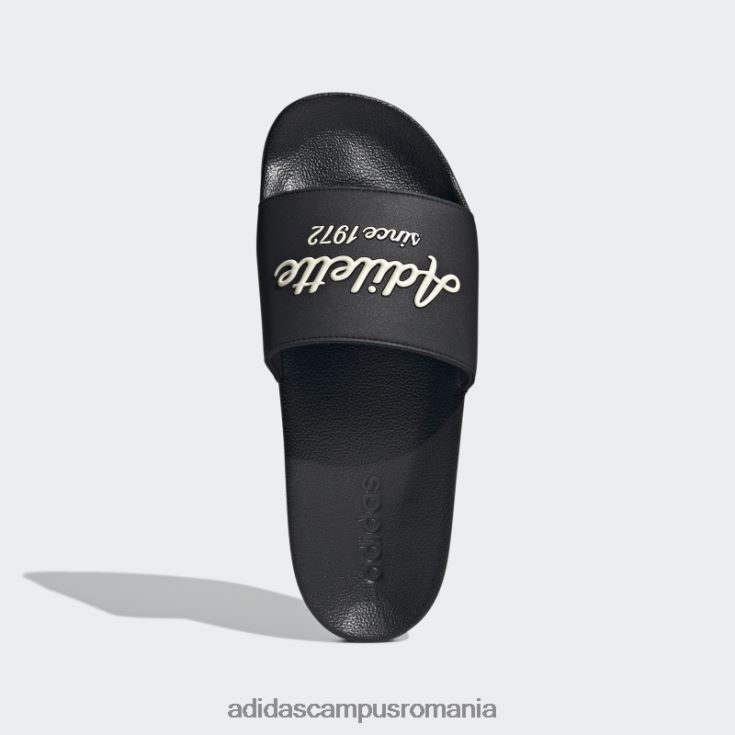 adidas campus romania tobogane de duș adilette negru/alb unisex alb negru J266N24453