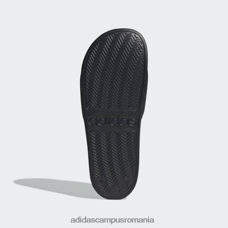 adidas campus romania tobogane de duș adilette negru/alb unisex alb negru J266N24453