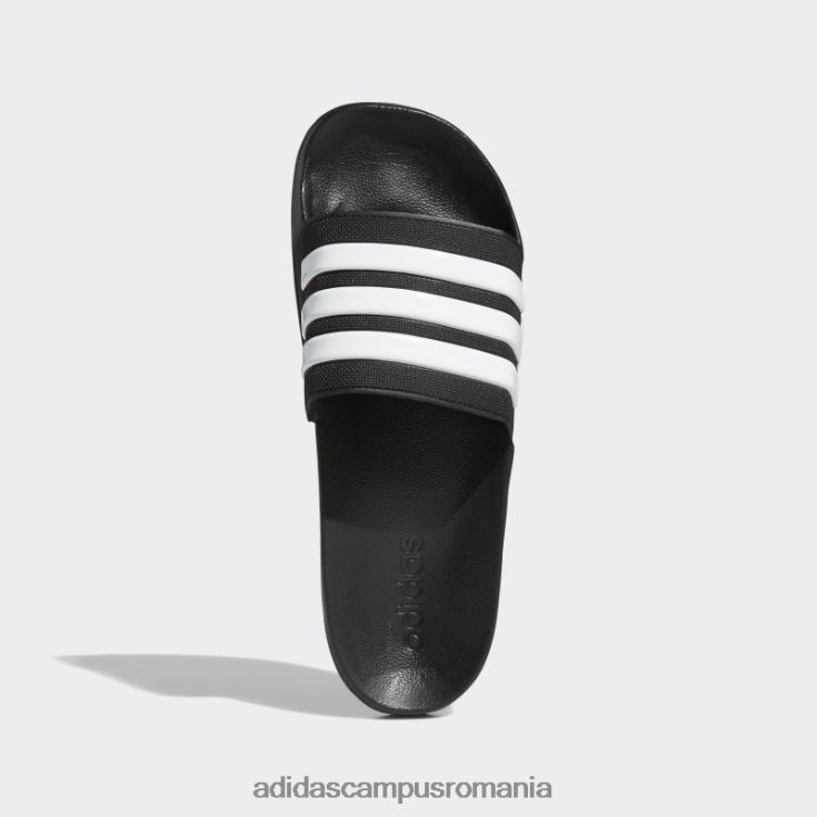 adidas campus romania tobogane de duș adilette negru/alb unisex alb negru J266N28671