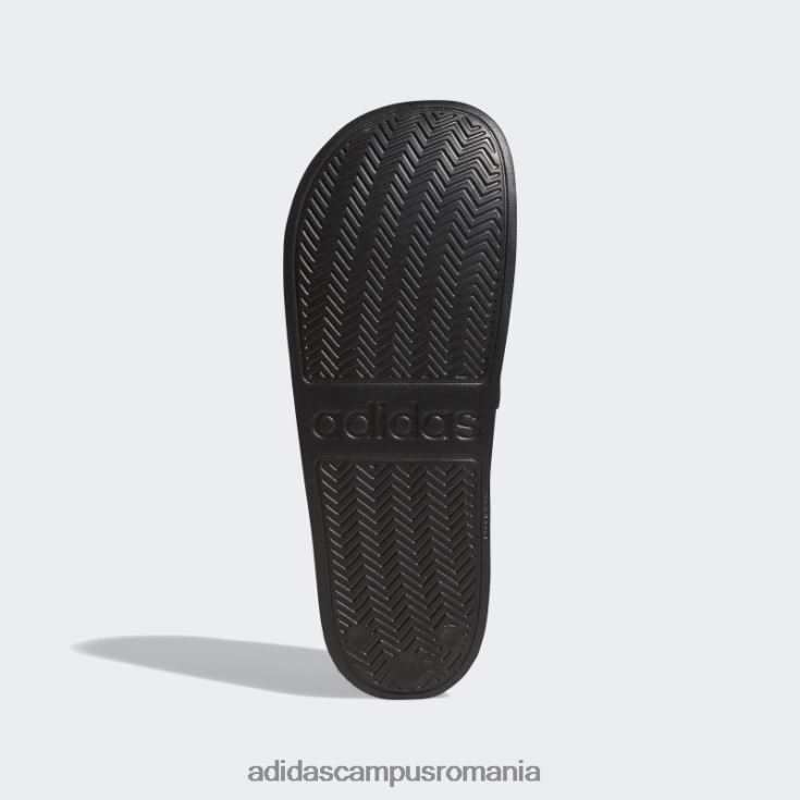 adidas campus romania tobogane de duș adilette negru/alb unisex alb negru J266N28671