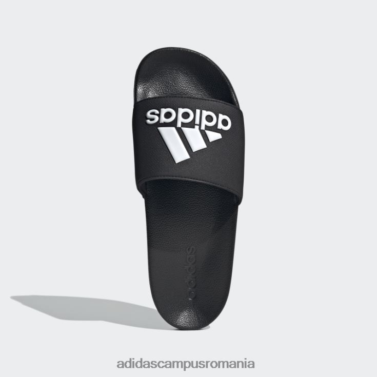 adidas campus romania tobogane de duș albe adilette unisex alb negru J266N24276
