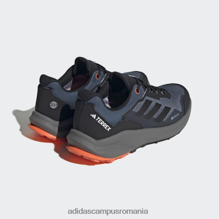 adidas campus romania pantofi de alergare pe trail din oțel terrex trail rider gore-tex unisex otel/negru/portocaliu J266N212299
