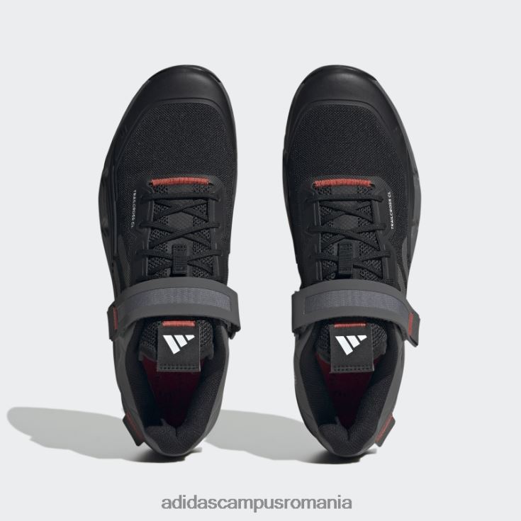 adidas campus romania pantofi gri 5.10 trailcross cu clips pentru ciclism montan unisex negru/gri/rosu J266N212782