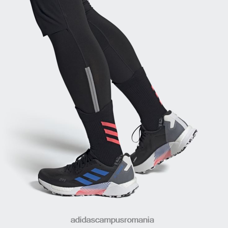 adidas campus romania pantofi negri terrex agravic ultra trail running unisex negru/albastru papură/alb J266N212917