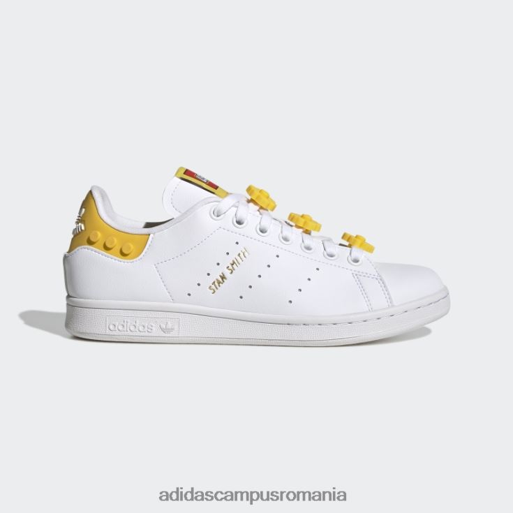 adidas campus romania alb stan smith x legomodă pantofi unisex alb/auriu metalic J266N23076