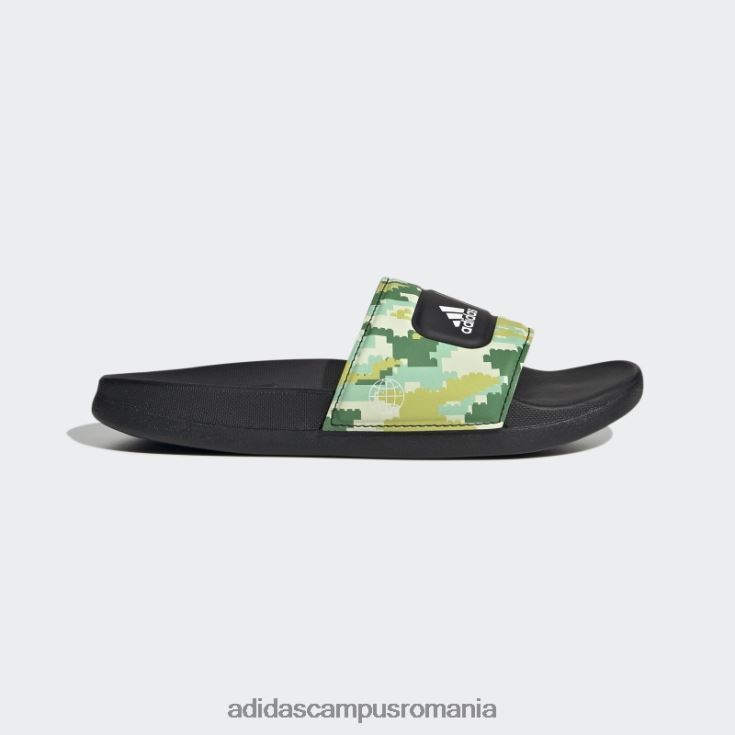 adidas campus romania diapozitive negre adilette x lego unisex strălucire neagră/albă/verde J266N23824