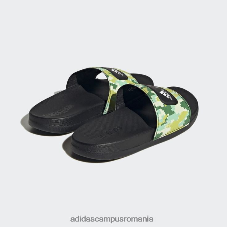 adidas campus romania diapozitive negre adilette x lego unisex strălucire neagră/albă/verde J266N23824