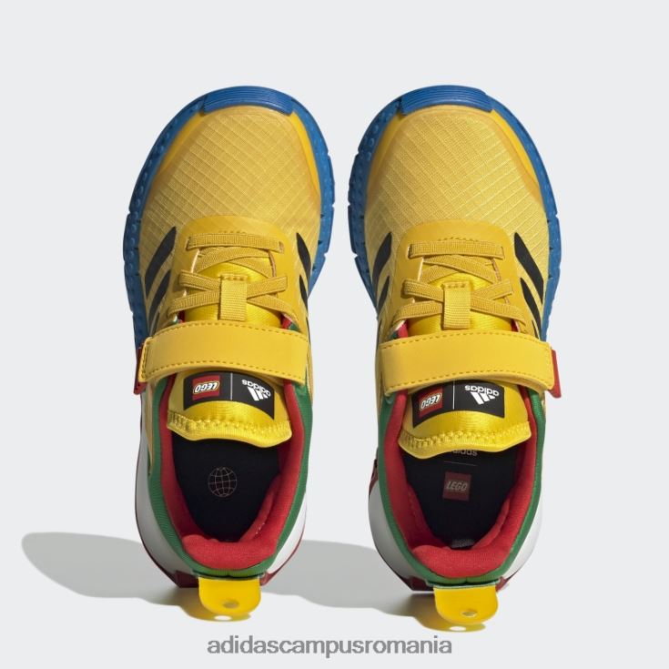 adidas campus romania dna x lego pantofi cu dantela elastica si cu curea de sus hot eqt yellow unisex eqt galben/negru/albastru șoc J266N217796