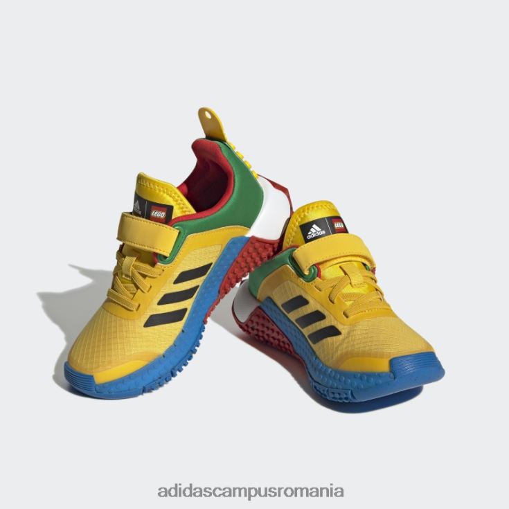 adidas campus romania dna x lego pantofi cu dantela elastica si cu curea de sus hot eqt yellow unisex eqt galben/negru/albastru șoc J266N217796
