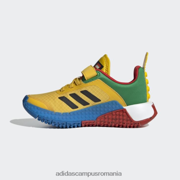 adidas campus romania dna x lego pantofi cu dantela elastica si cu curea de sus hot eqt yellow unisex eqt galben/negru/albastru șoc J266N217796