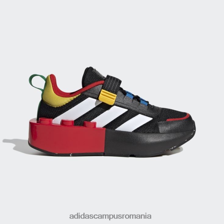 adidas campus romania negru x lego tech rnr dantelă elastică și pantofi cu curea superioară la modă unisex negru/alb/rosu J266N211270