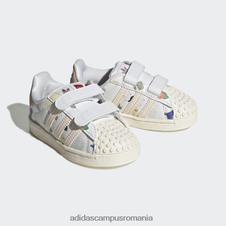 adidas campus romania pantofi albi superstar x lego unisex alb/cuarț J266N218027
