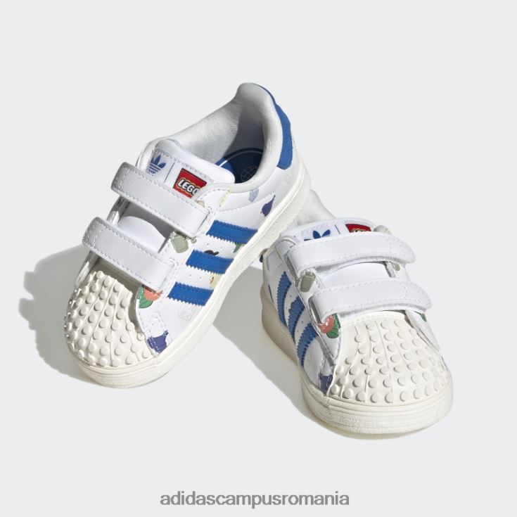 adidas campus romania pantofi albi superstar x lego unisex alb/regale J266N218028