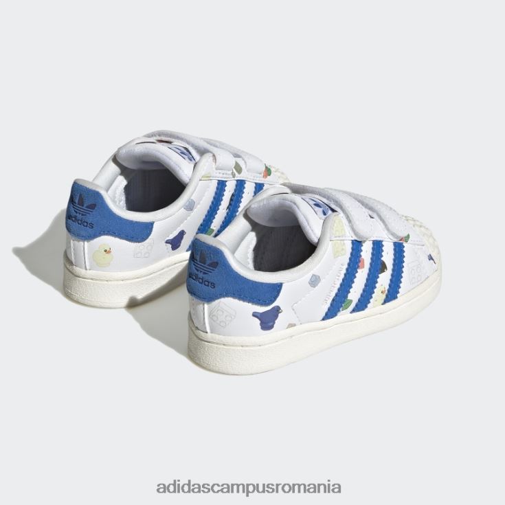 adidas campus romania pantofi albi superstar x lego unisex alb/regale J266N218028