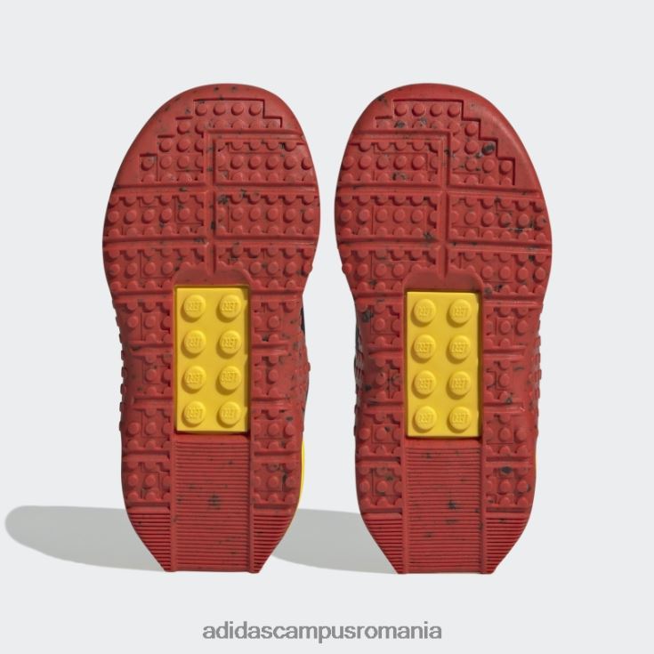 adidas campus romania pantofi cu cârlig și buclă cu două curele dna x lego moda neagră unisex negru/rosu J266N211110