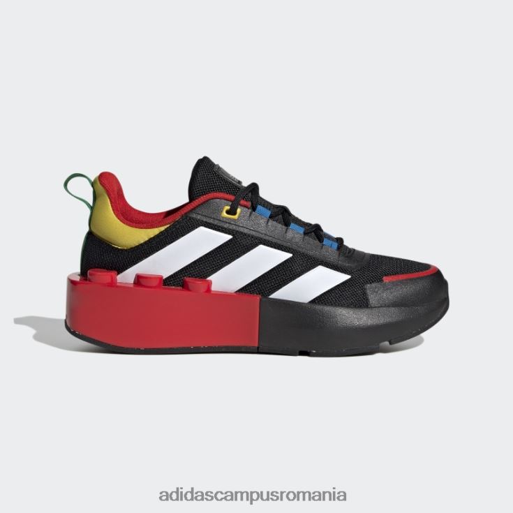 adidas campus romania pantofi cu șireturi x lego tech rnr modă neagră unisex negru/alb/rosu J266N23552