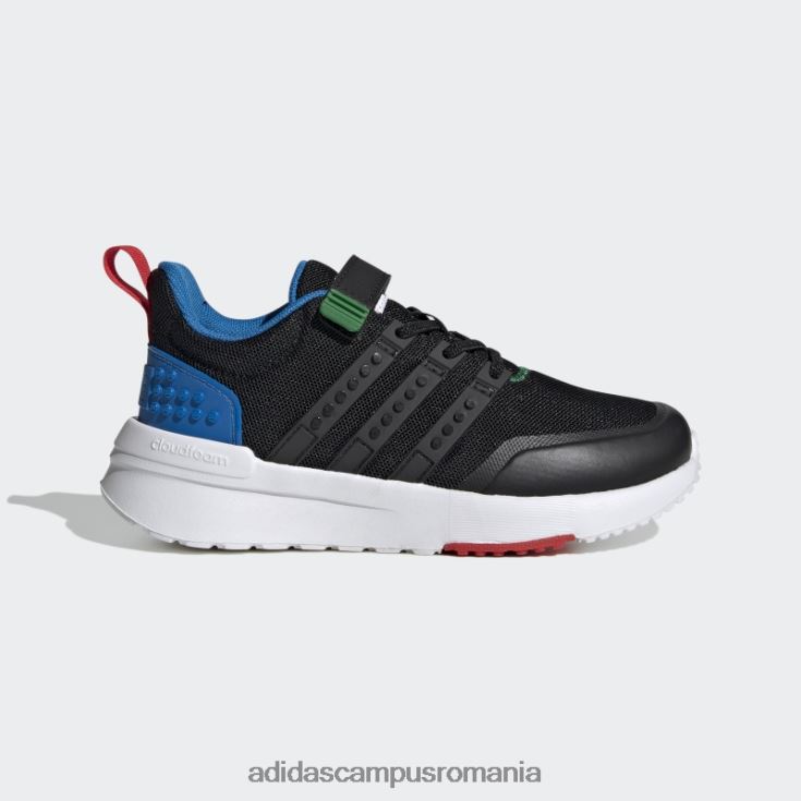 adidas campus romania pantofi negri x lego racer tr21 din dantela elastica si cu curea superioara unisex negru/albastru șoc J266N211293