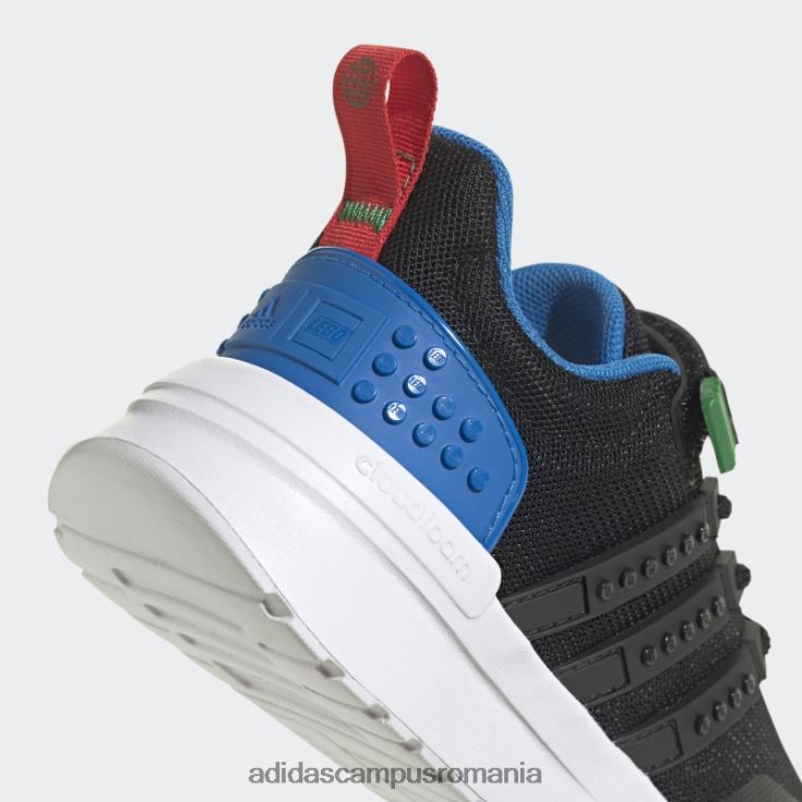 adidas campus romania pantofi negri x lego racer tr21 din dantela elastica si cu curea superioara unisex negru/albastru șoc J266N211293