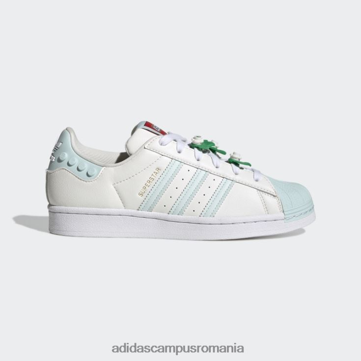 adidas campus romania pantofi superstar x lego albi unisex mentă albă/gheată J266N222164